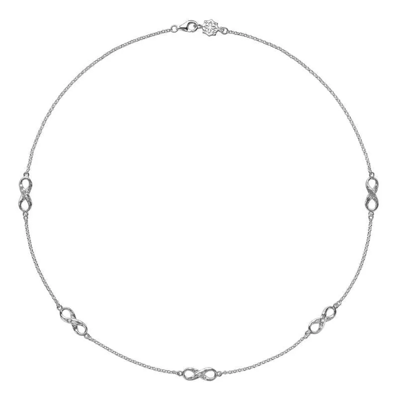 Entwined Infinity Necklace sold by Dower & Hall