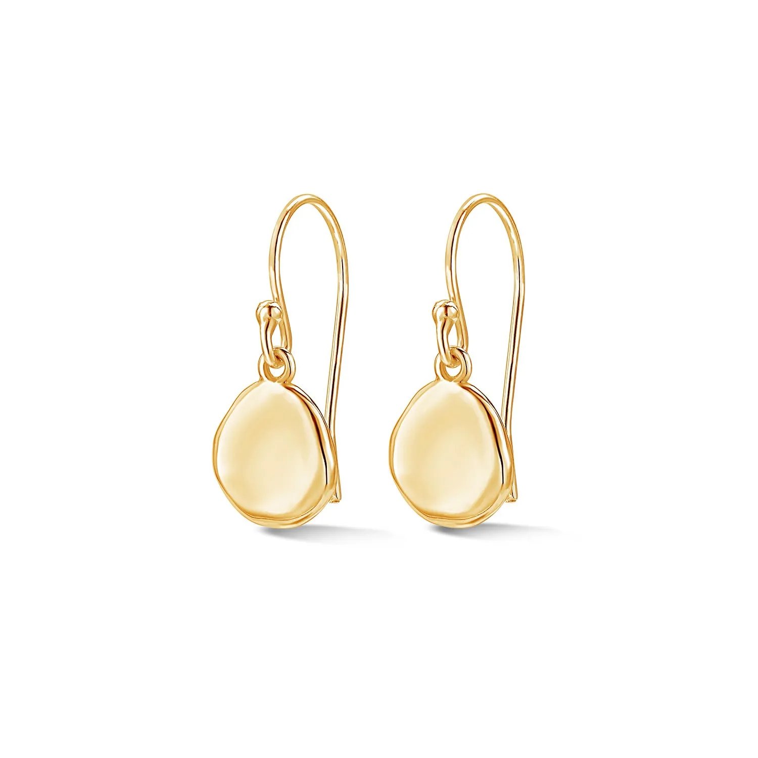 Dimple Pebble Drop Earrings sold by Dower & Hall product image thumbnail 4