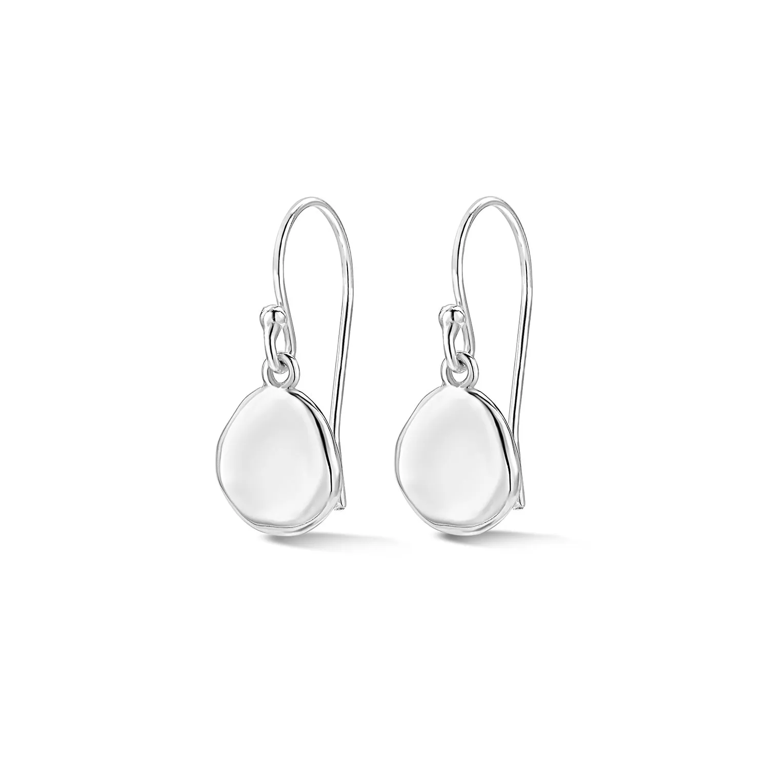 Dimple Pebble Drop Earrings sold by Dower & Hall
