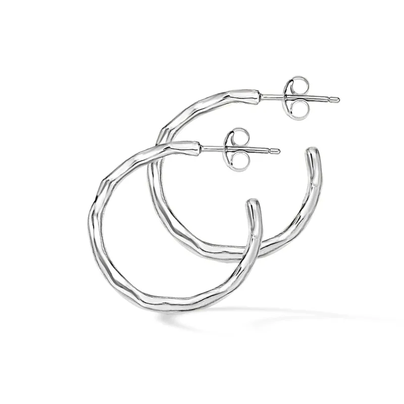 Medium Waterfall Hoops sold by Dower & Hall