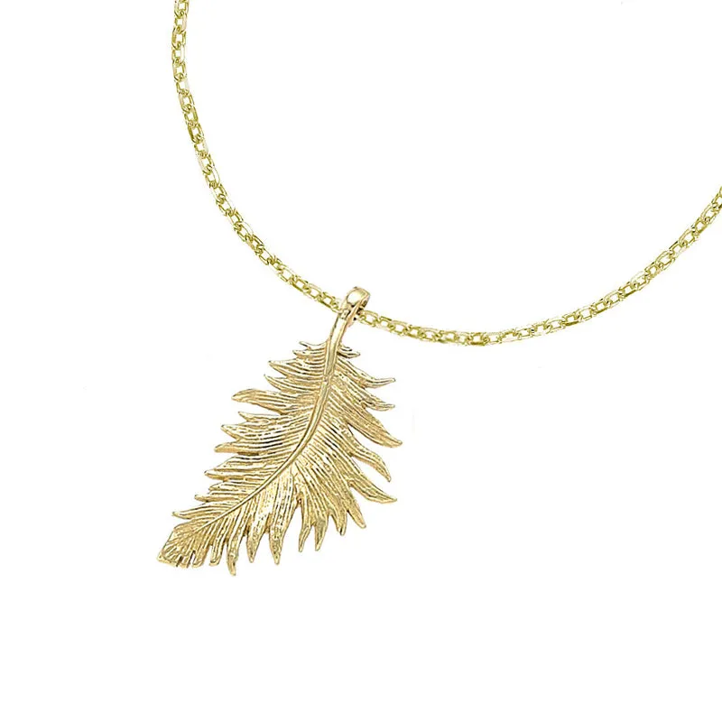 Medium Feather Pendant sold by Dower & Hall product image thumbnail 4