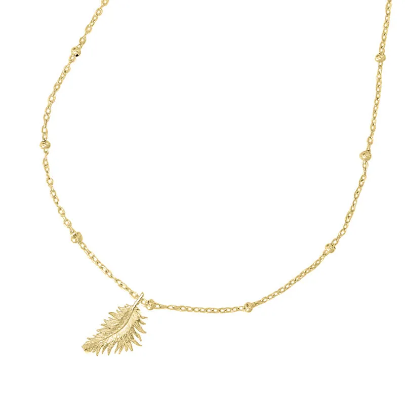 Small Feather Pendant sold by Dower & Hall