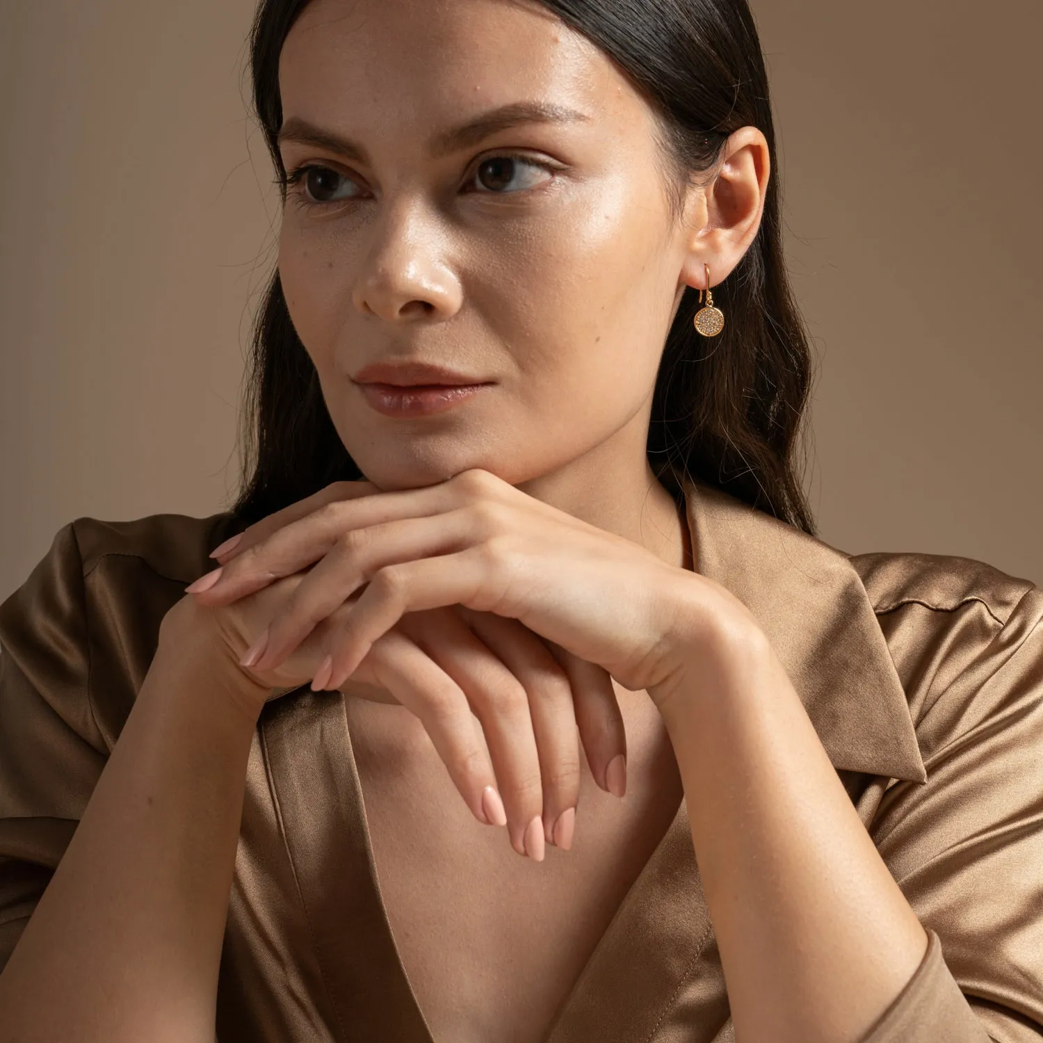 18k Diamond Stargazer Drop Earrings - 0.80ct sold by Dower & Hall product image thumbnail 3