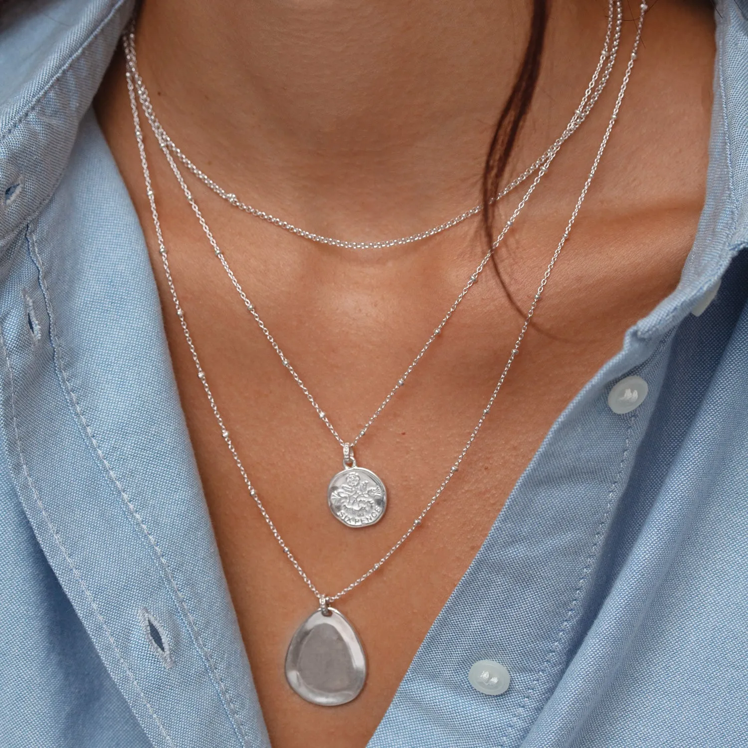 Large Pebble Pendant sold by Dower & Hall product image thumbnail 4