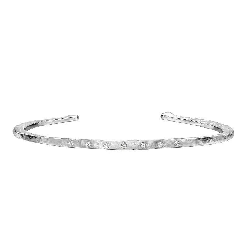 9k Gold Eternal Diamond Bangle made by Dower & Hall