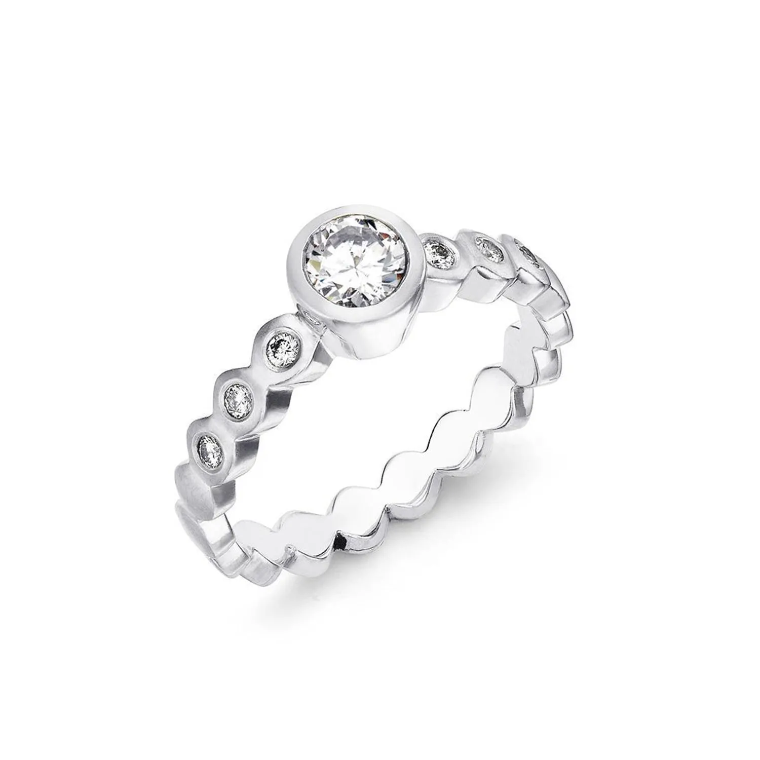 Dotty Solitaire Diamond Engagement Ring - 0.40ct sold by Dower & Hall