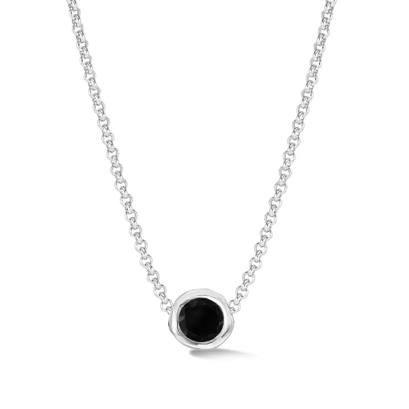 6mm Black Onyx Dewdrop Pendant sold by Dower & Hall