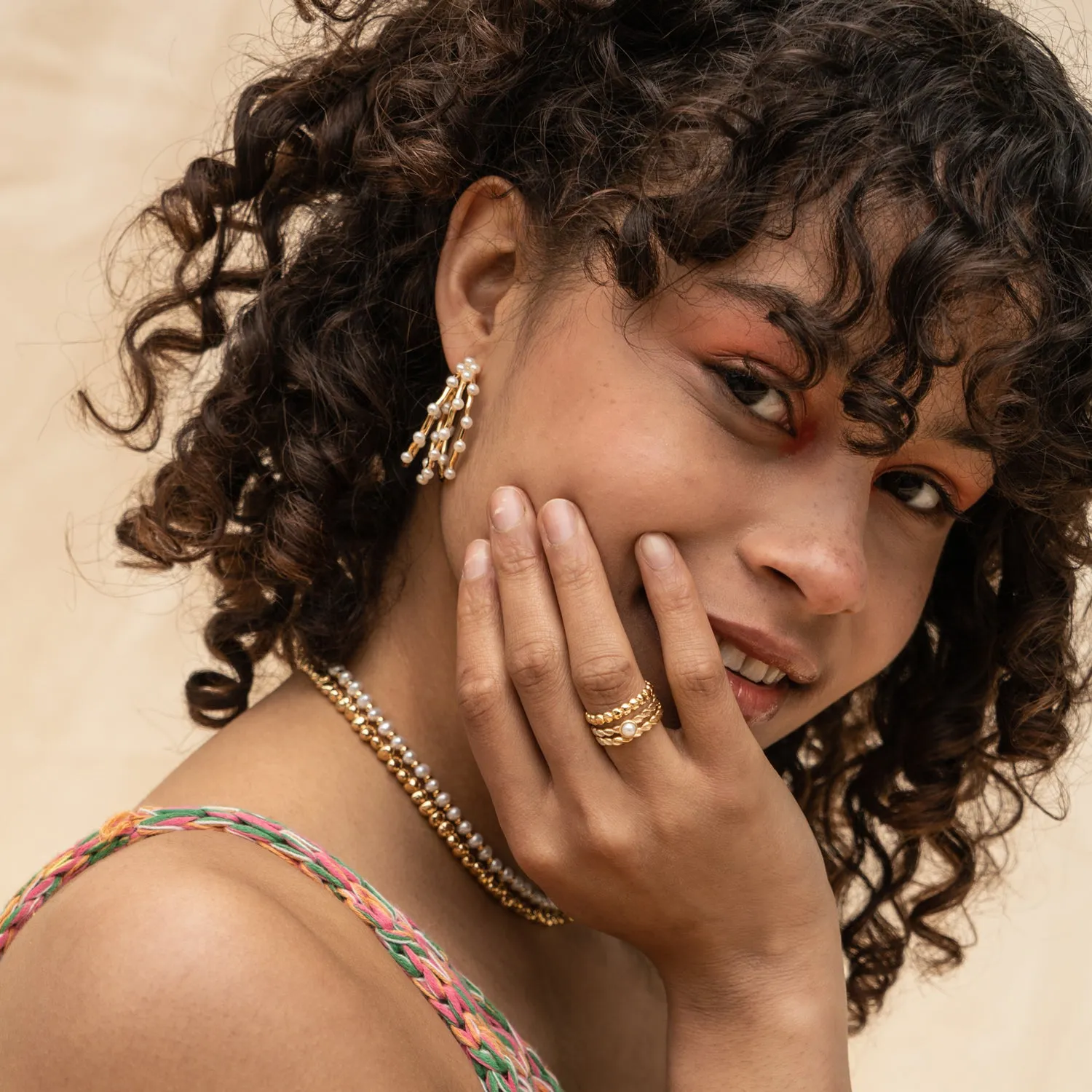 14k Gold Entwined Hearts Narrative Band sold by Dower & Hall product image thumbnail 5