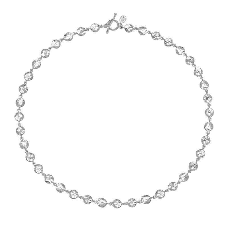 Nomad Disc Link Necklace made by Dower & Hall