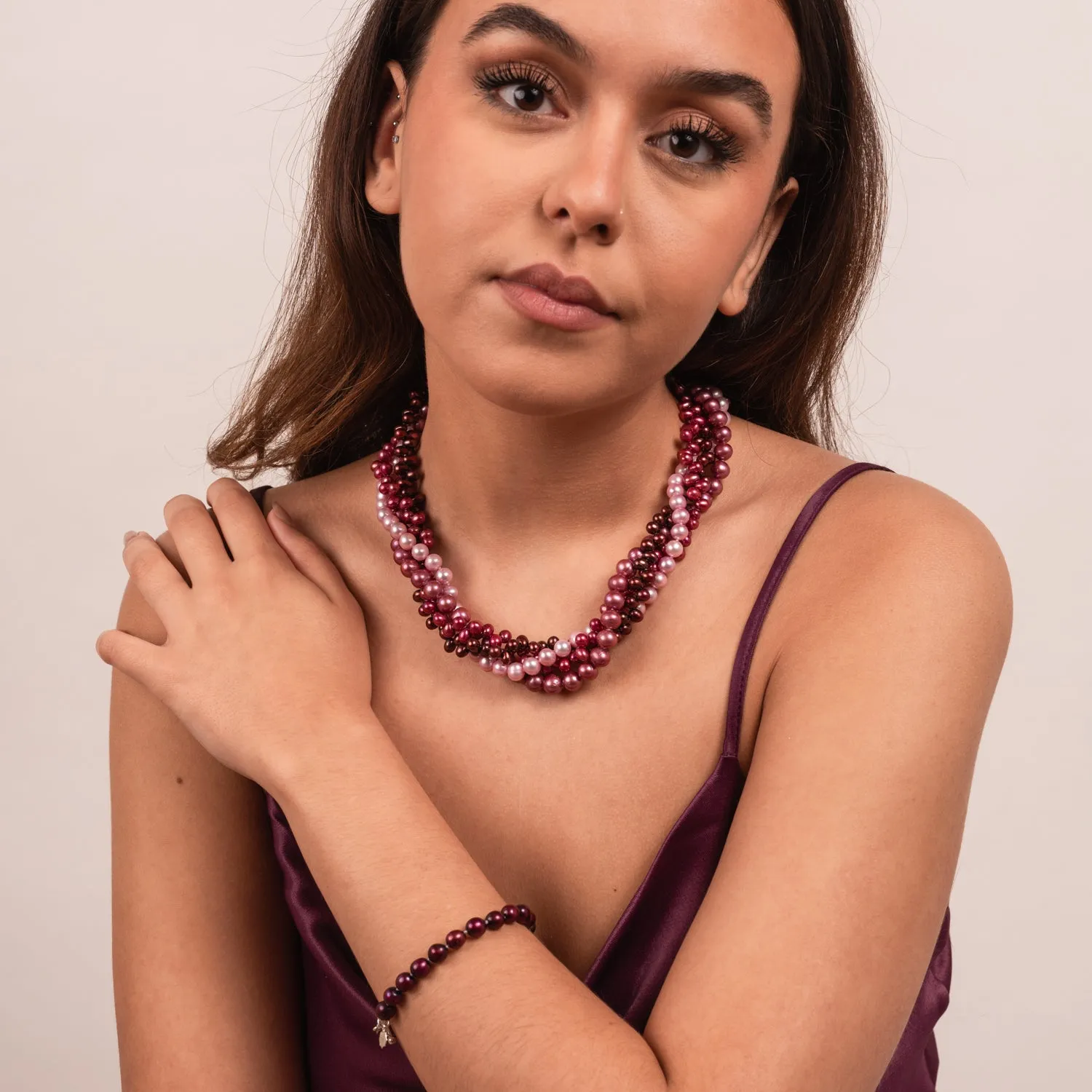 Berry Pearl Bracelet sold by Dower & Hall product image thumbnail 3