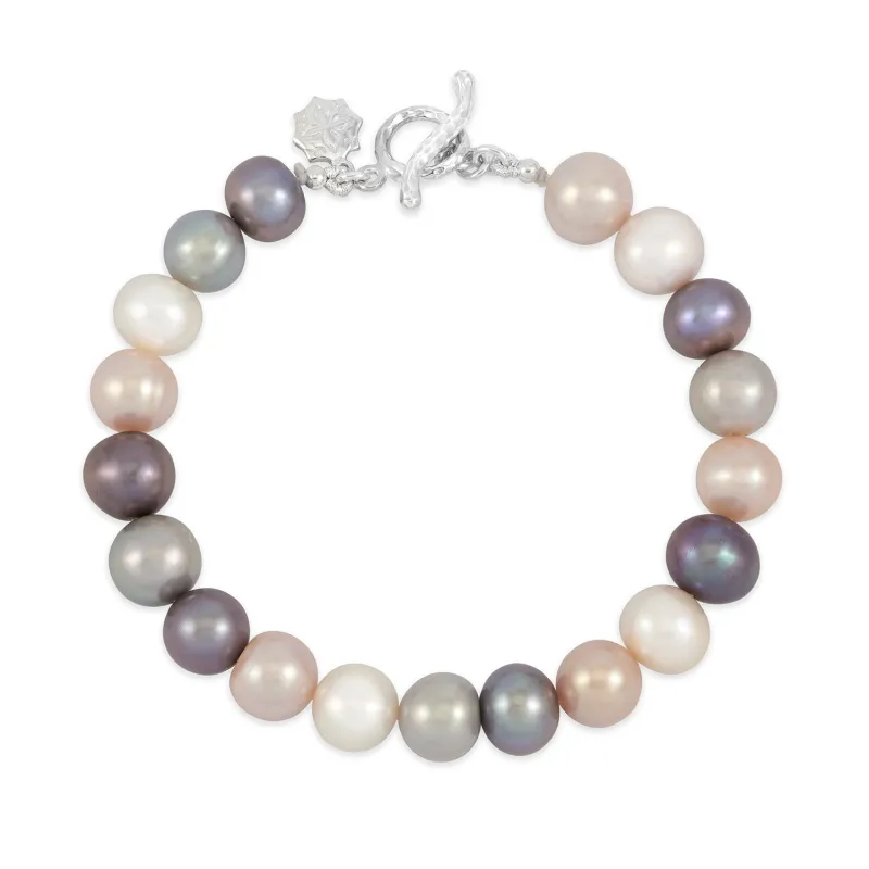 Large Mixed Freshwater Pearl Strand Bracelet sold by Dower & Hall