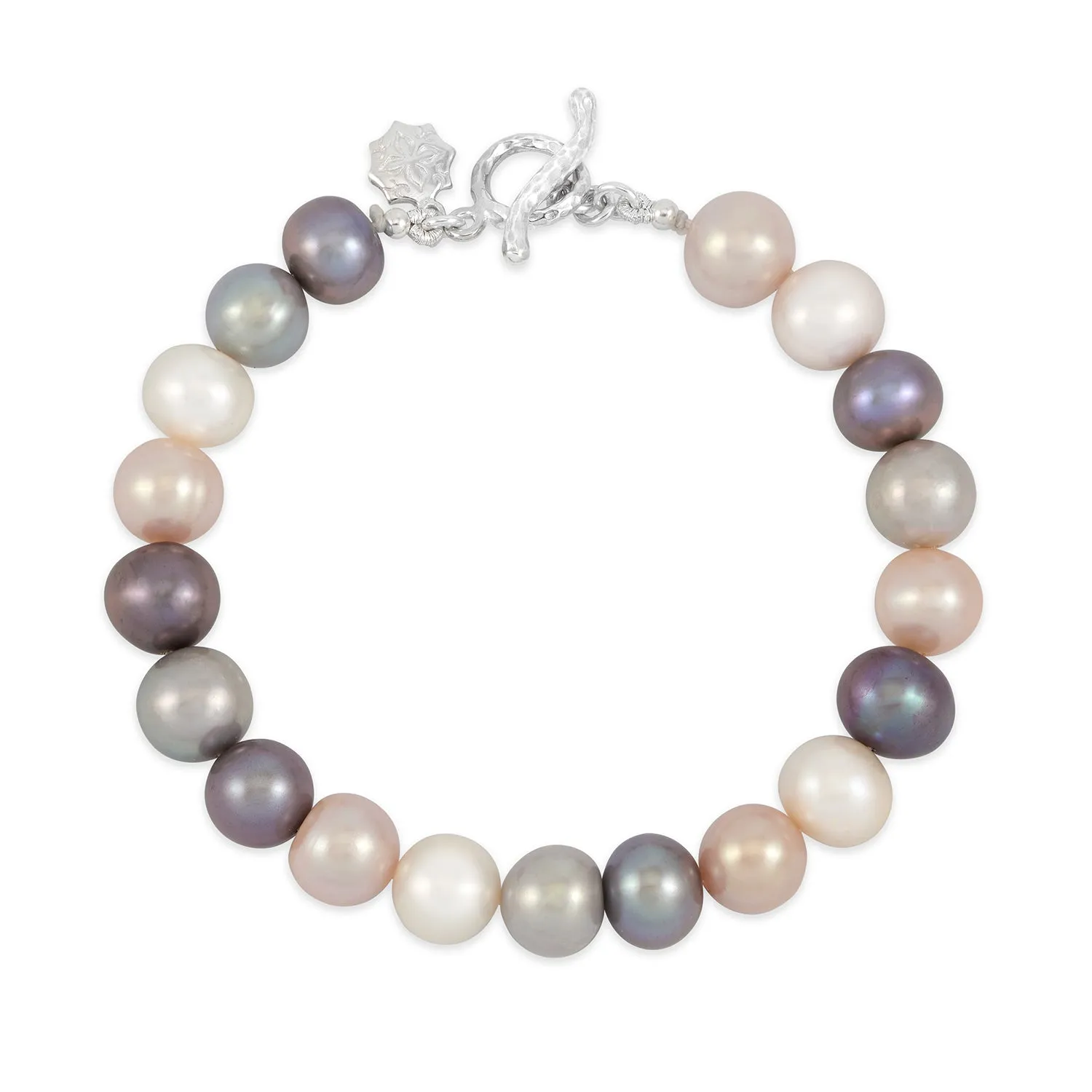 Large Mixed Freshwater Pearl Strand Bracelet sold by Dower & Hall