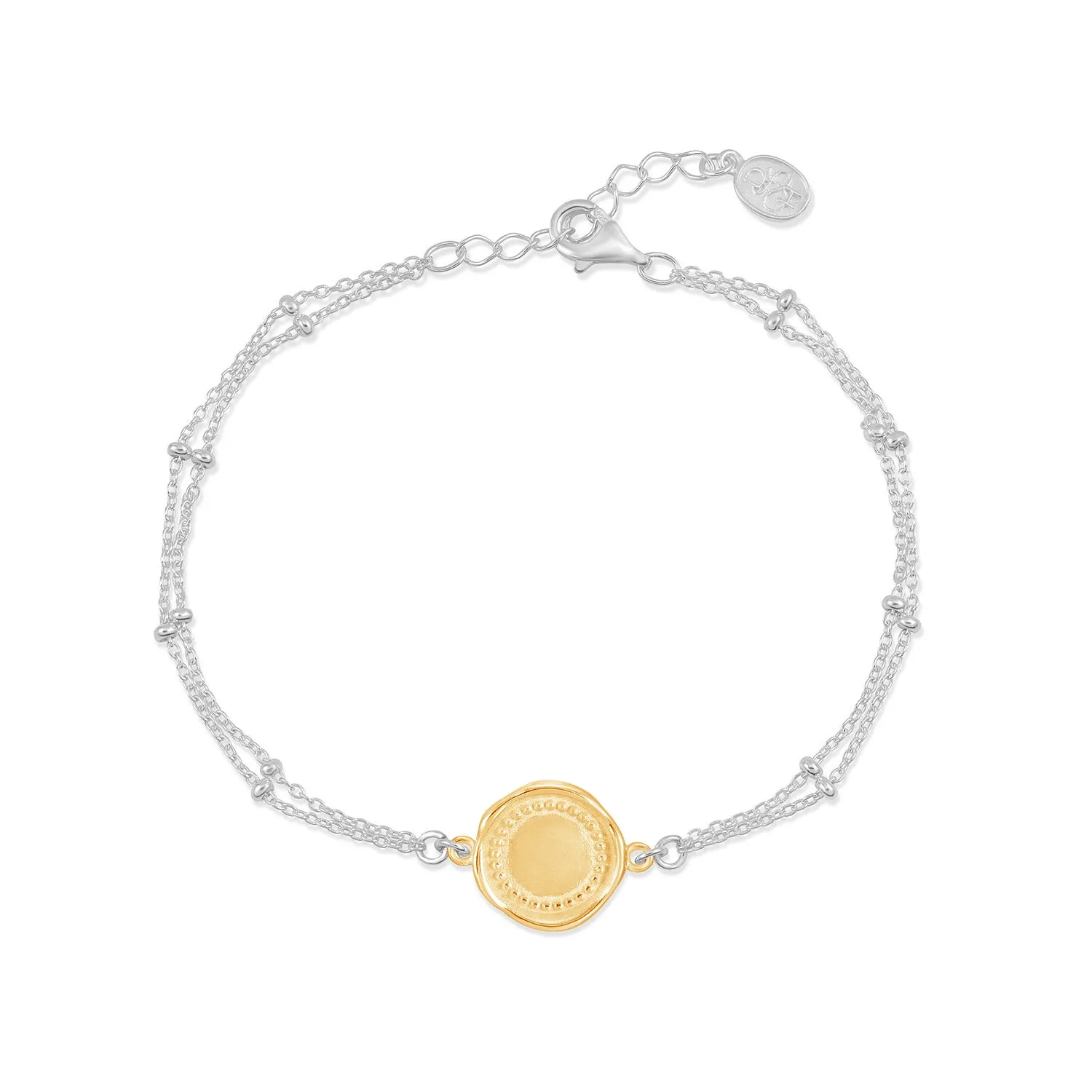 Engravable Disc Talisman Bracelet sold by Dower & Hall product image thumbnail 4