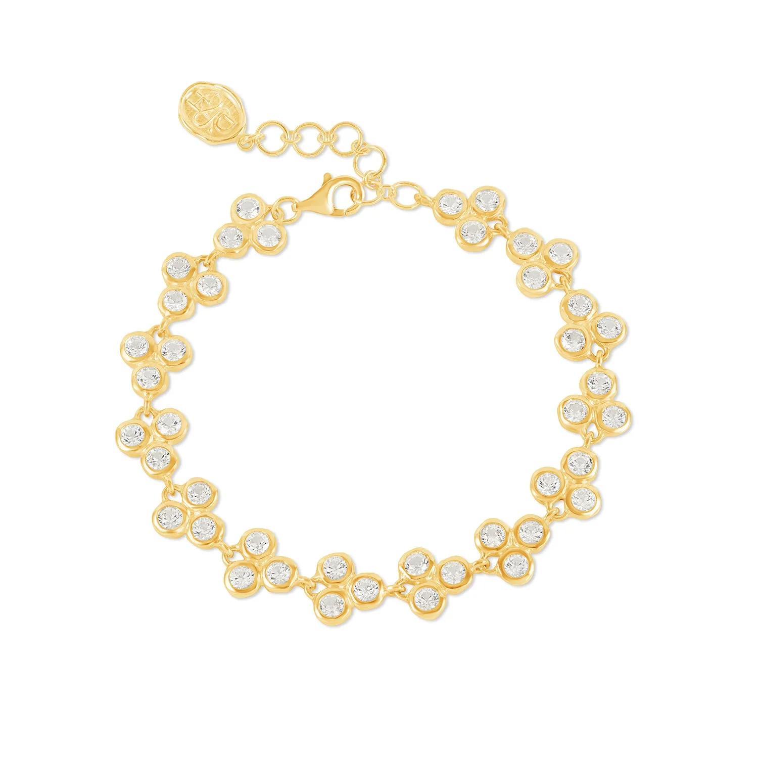 'Ice' Trio Array Line Bracelet sold by Dower & Hall product image thumbnail 4