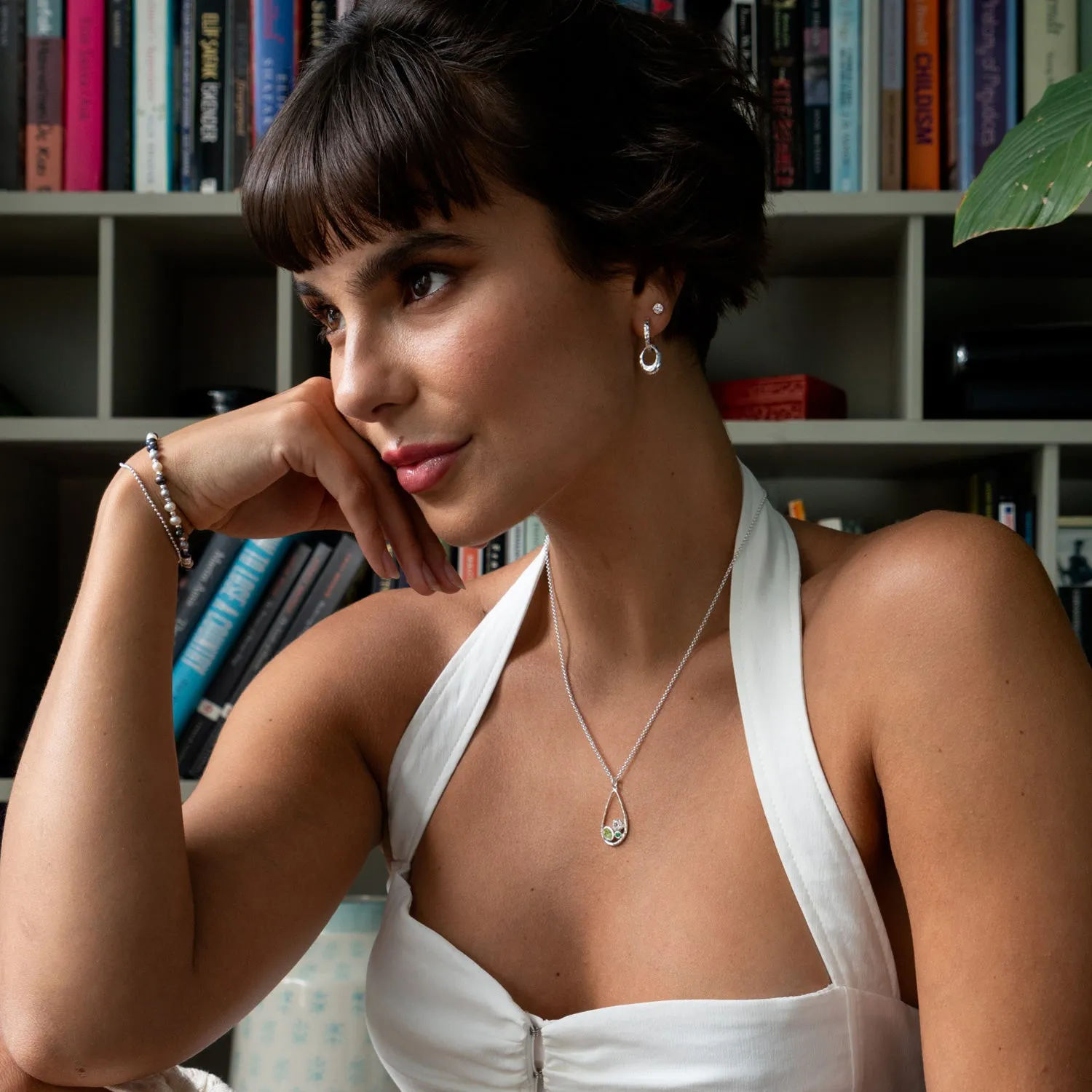 Green Teardrop Orissa Pendant sold by Dower & Hall product image thumbnail 3