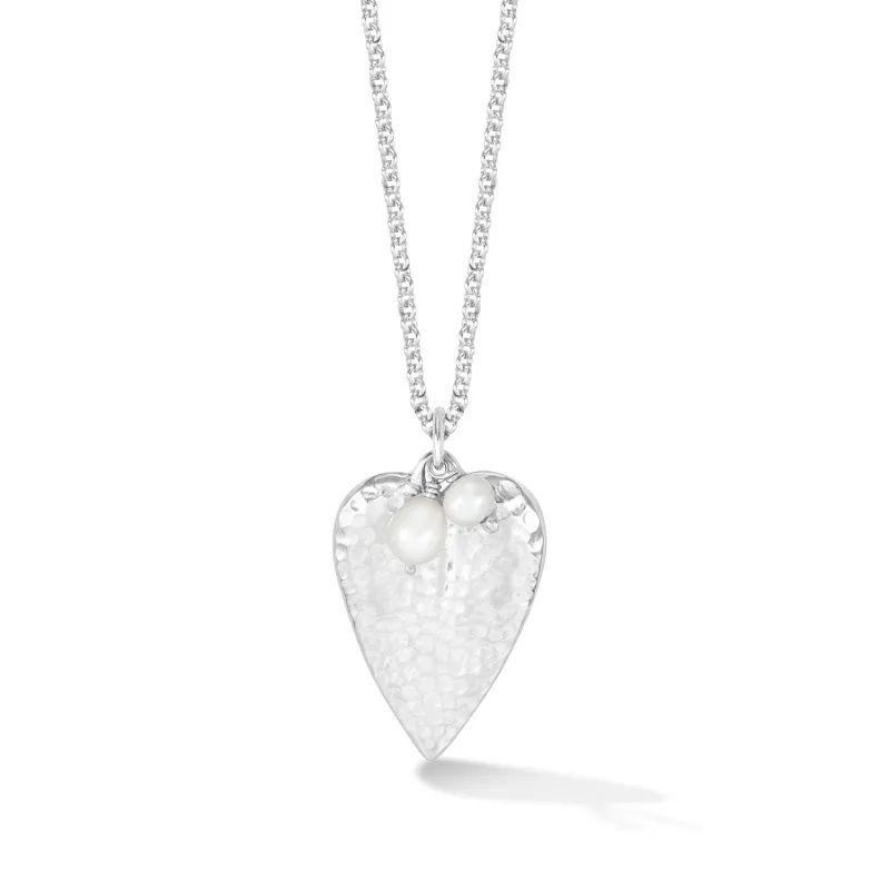 Cherished Hearts Pearl Necklace sold by Dower & Hall