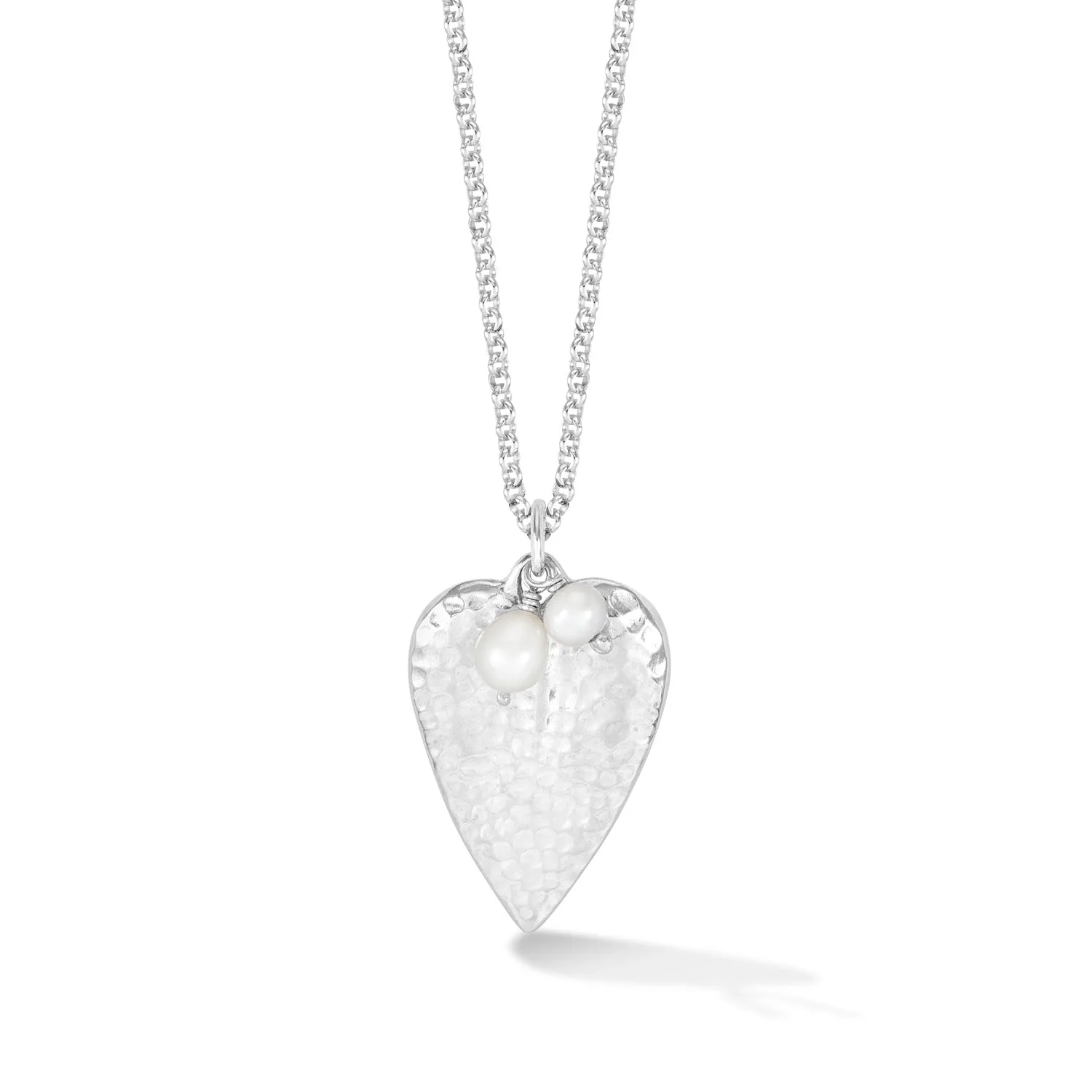 Cherished Hearts Pearl Necklace sold by Dower & Hall
