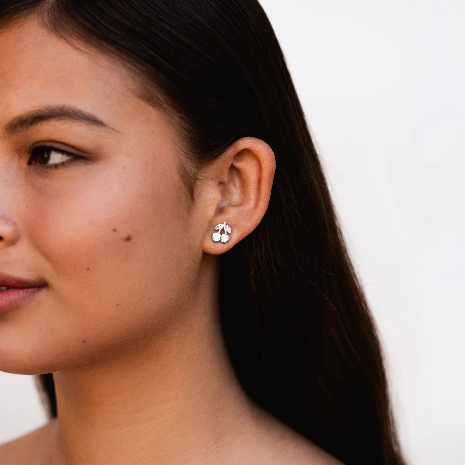 Cherry Narrative Studs sold by Dower & Hall product image thumbnail 3