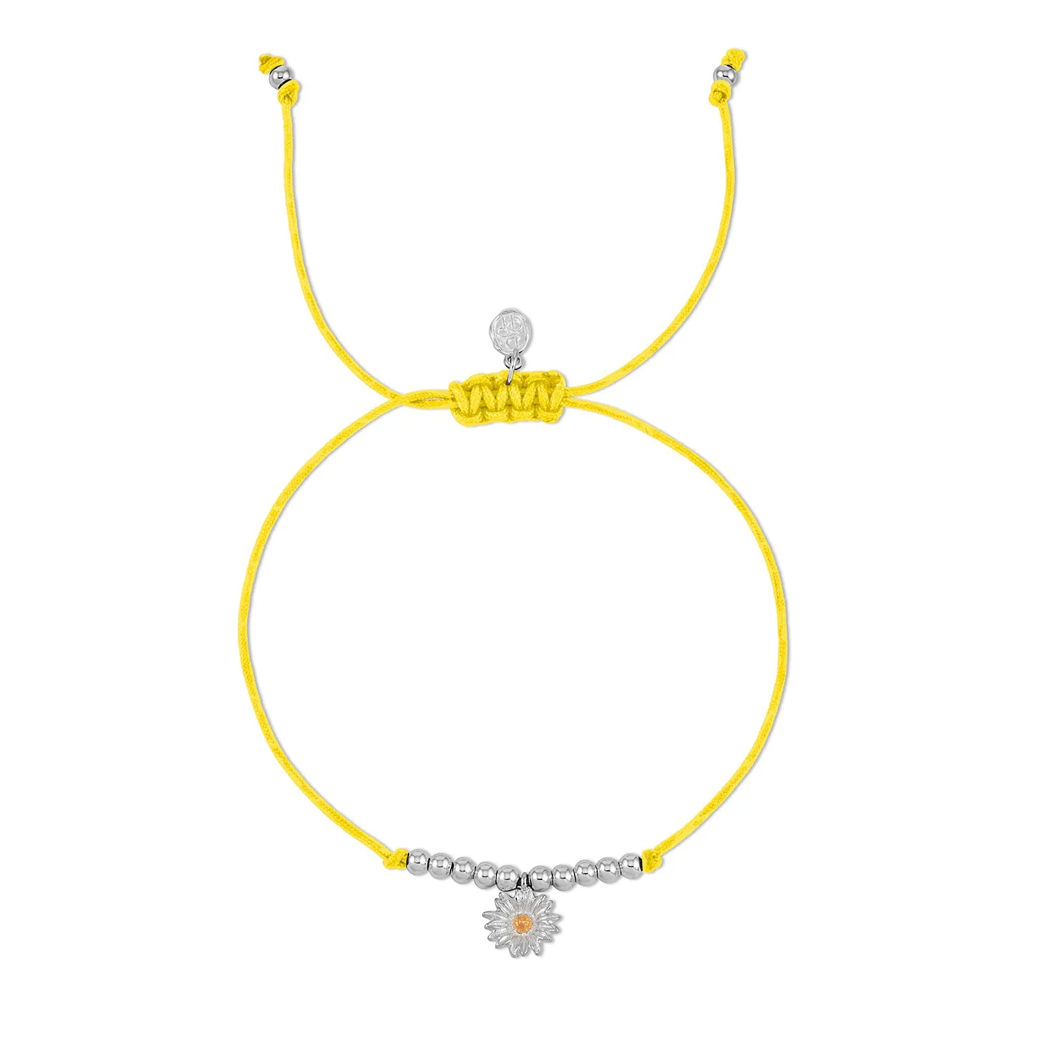 Daisy Misanga Yellow Cord Bracelet sold by Dower & Hall