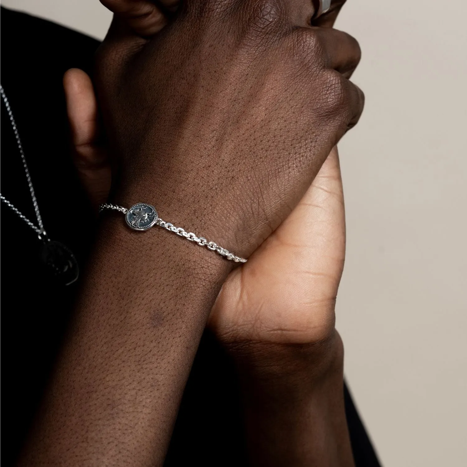 Men's Pegasus Talisman Chain Bracelet sold by Dower & Hall product image thumbnail 4