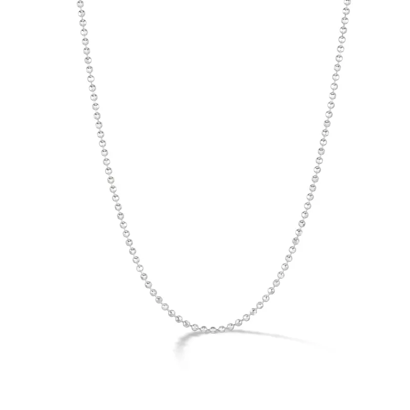 Long Orb Chain Necklace made by Dower & Hall