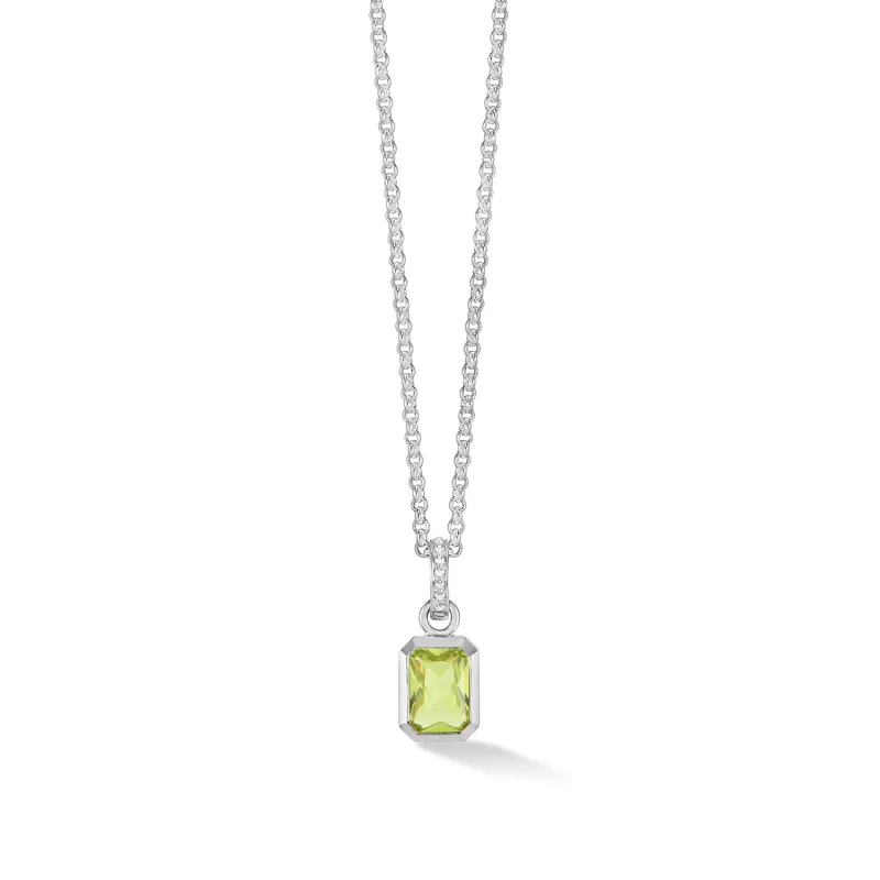 Peridot Octagon Necklace sold by Dower & Hall