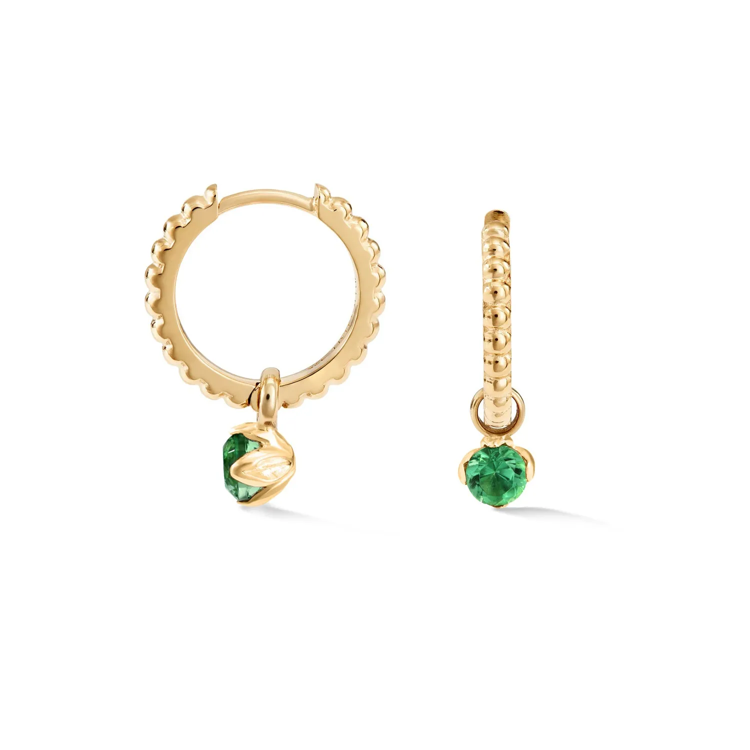 Green Garnet Orissa Hoops sold by Dower & Hall