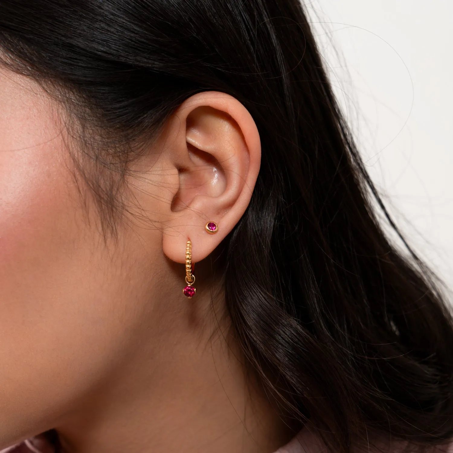 Garnet Orissa Hoops sold by Dower & Hall product image thumbnail 2