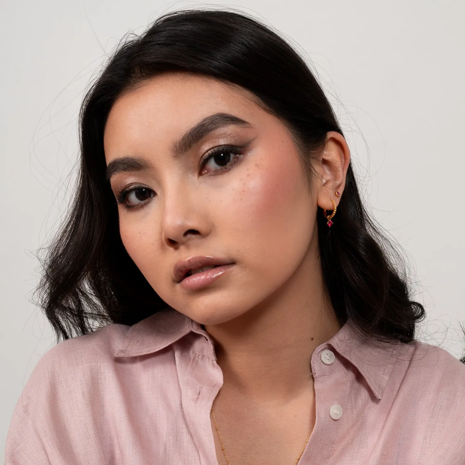 Garnet Orissa Hoops sold by Dower & Hall product image thumbnail 4