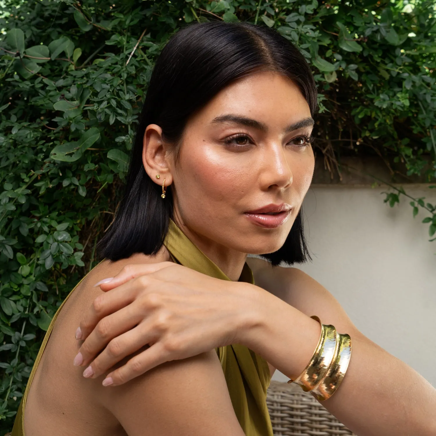 Peridot Orissa Hoops sold by Dower & Hall product image thumbnail 3