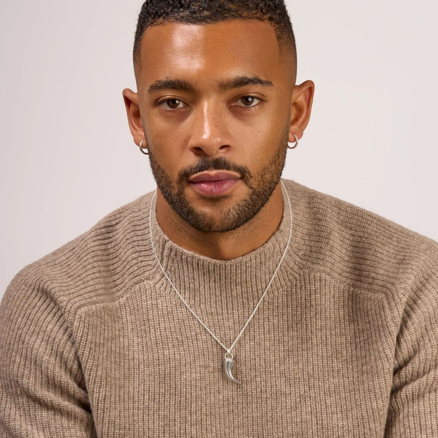 Men's Single Horn Talisman Necklace sold by Dower & Hall product image thumbnail 3