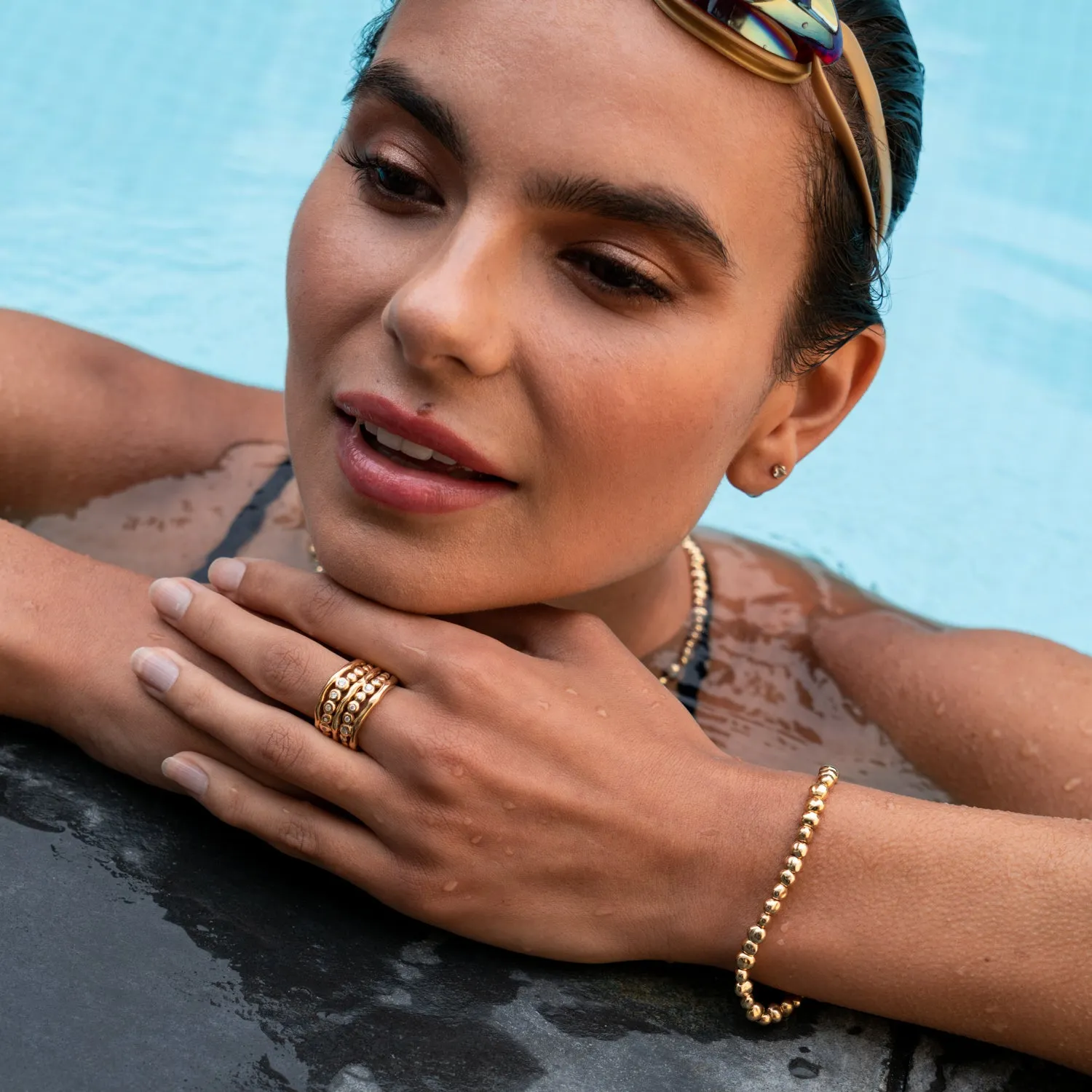 Chunky Signature Nomad Nugget™ Bracelet sold by Dower & Hall product image thumbnail 2