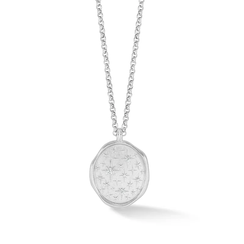 Diamond Starry Sky Talisman Necklace made by Dower & Hall