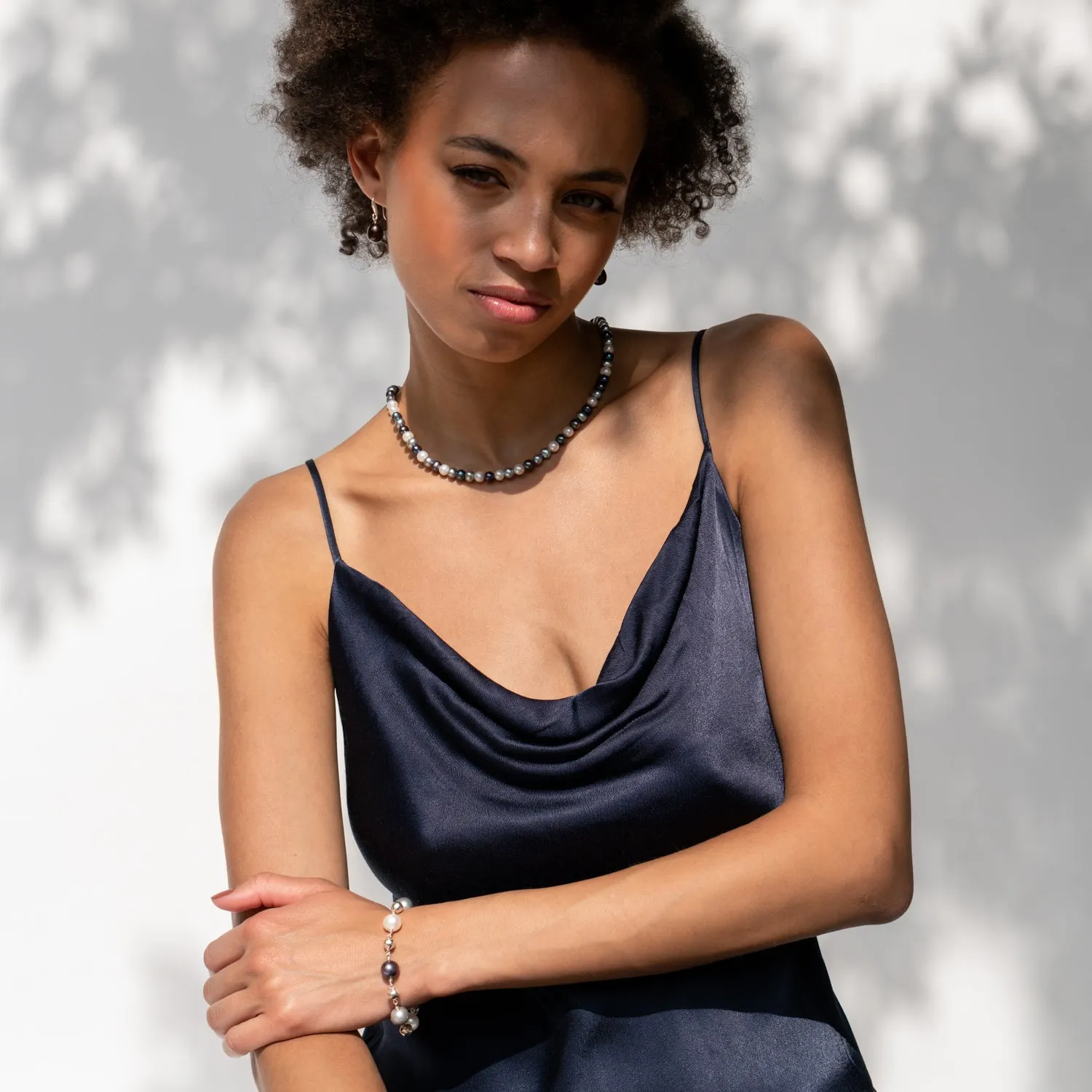 Nomad Nugget™ & Mixed Freshwater Pearl Bracelet sold by Dower & Hall product image thumbnail 4
