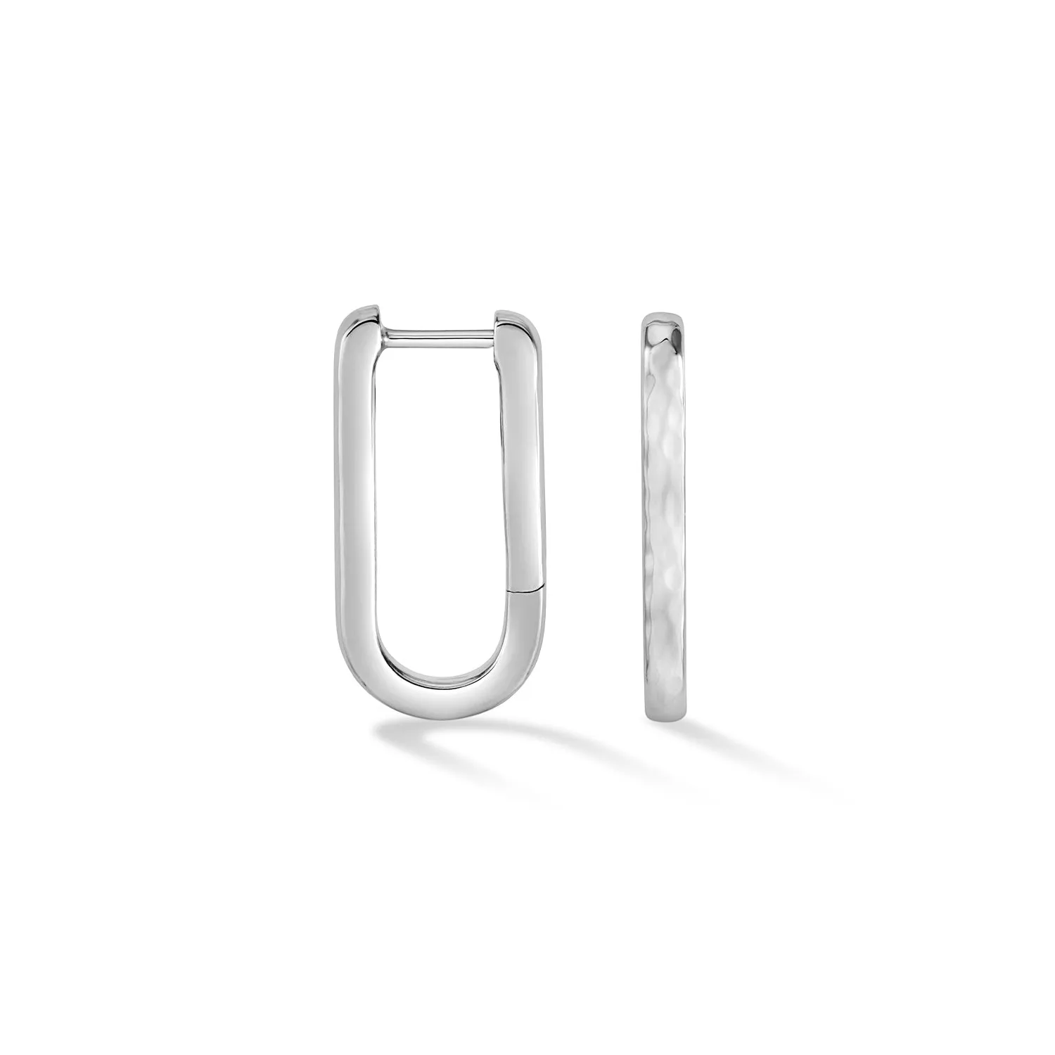 Medium Nomad Link Huggie Hoops sold by Dower & Hall