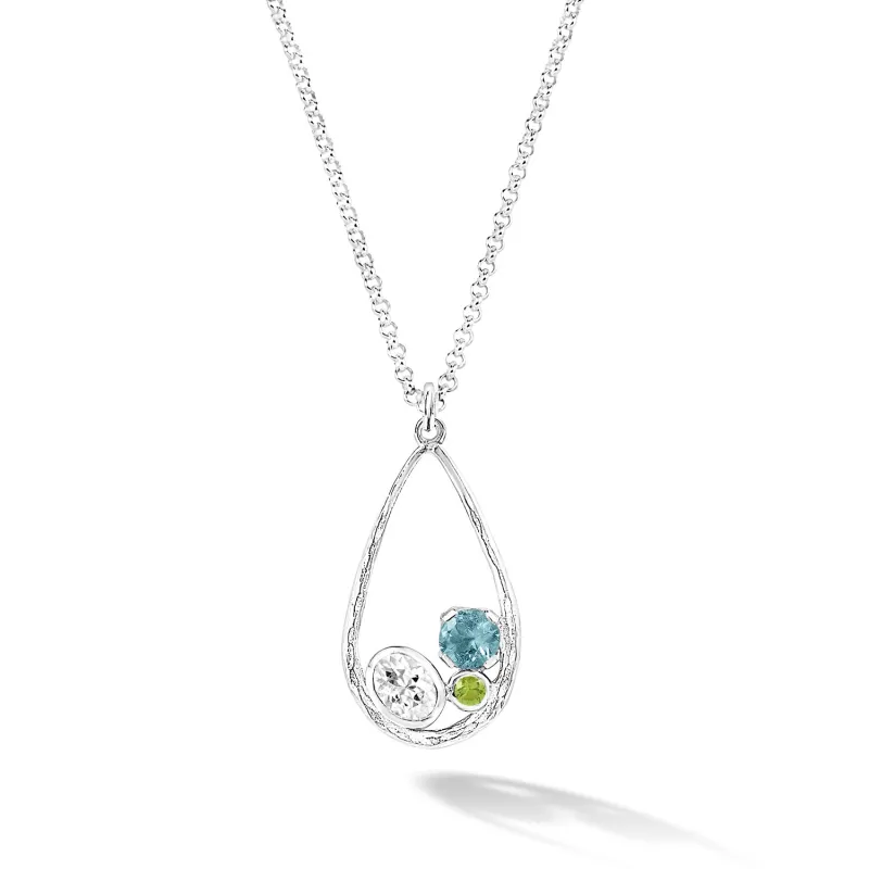 'Eden' Orissa Teardrop Pendant made by Dower & Hall
