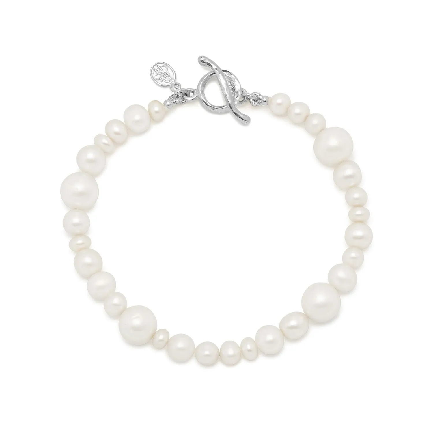 Mixed White Freshwater Pearl Bracelet sold by Dower & Hall