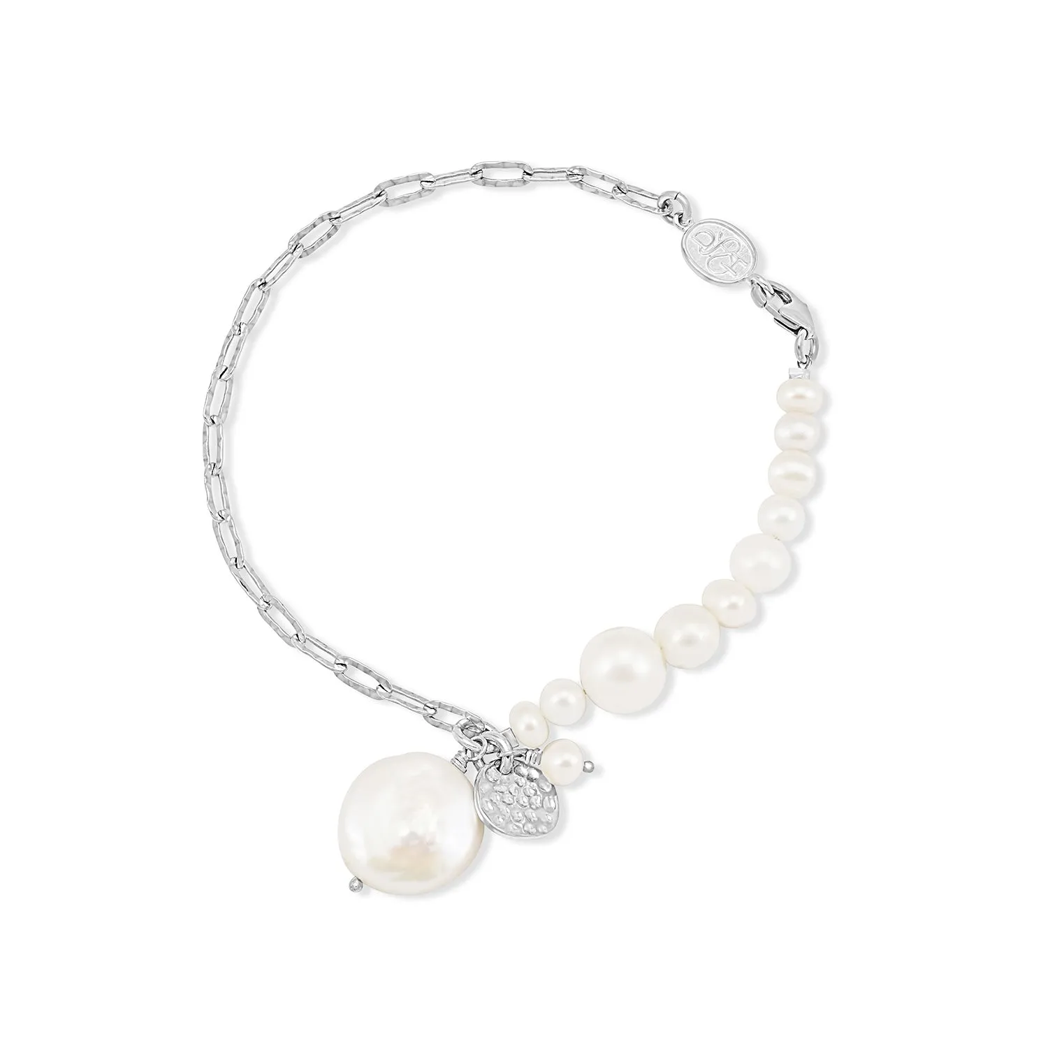 Freshwater & Biwa Luna Pearl™ Bracelet sold by Dower & Hall