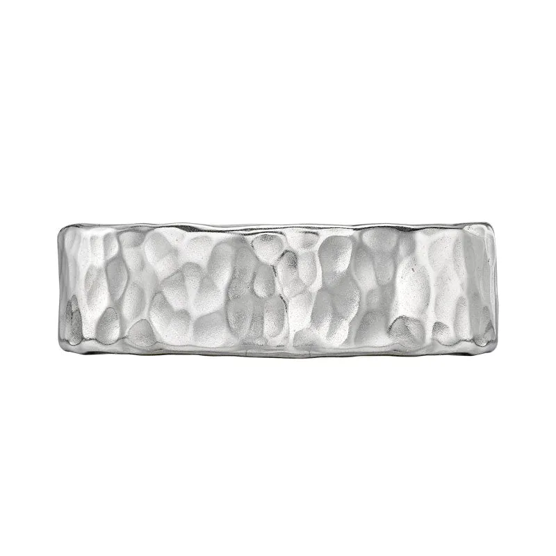 6mm Hammered Nomad Band made by Dower & Hall