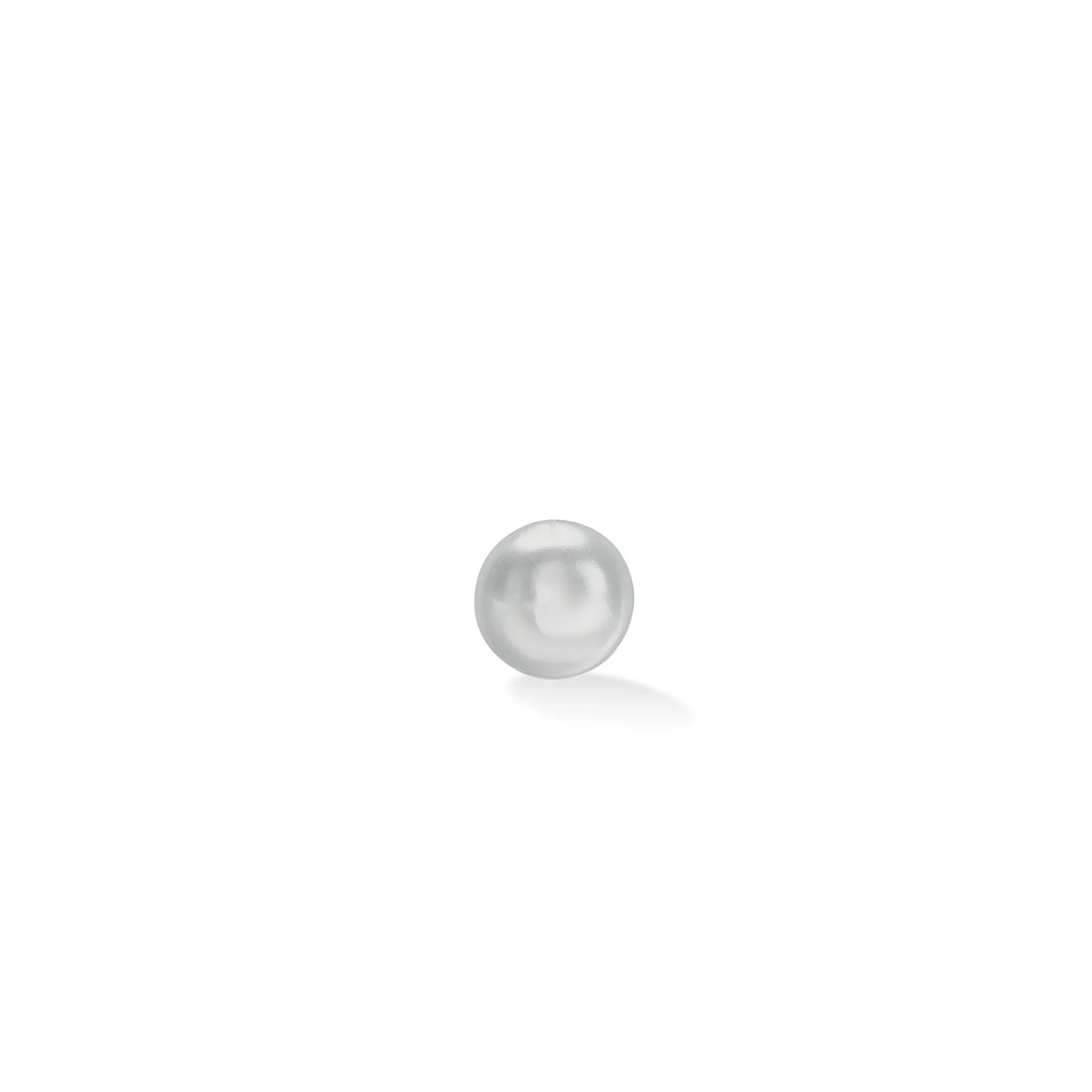 Men's Single 8mm Dove Grey Freshwater Luna Pearl™ Stud sold by Dower & Hall product image thumbnail 4