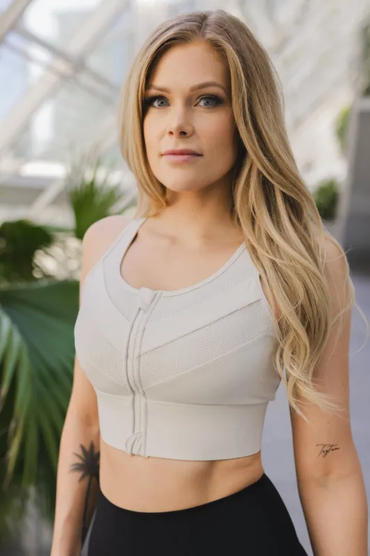 Zipper Bra sold by Bare Activewear