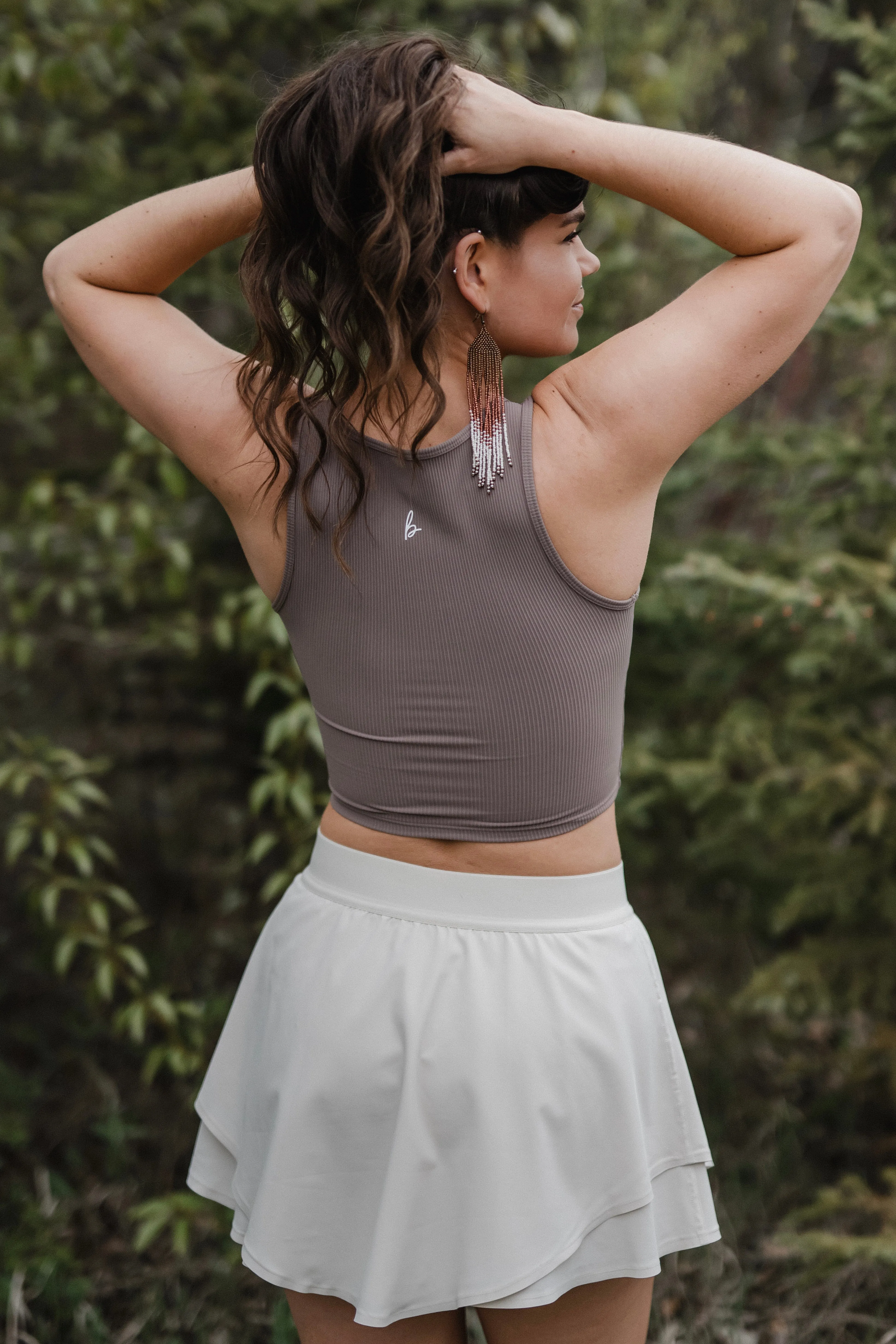 Ribbed Tank *Built in Bra sold by Bare Activewear product image thumbnail 2