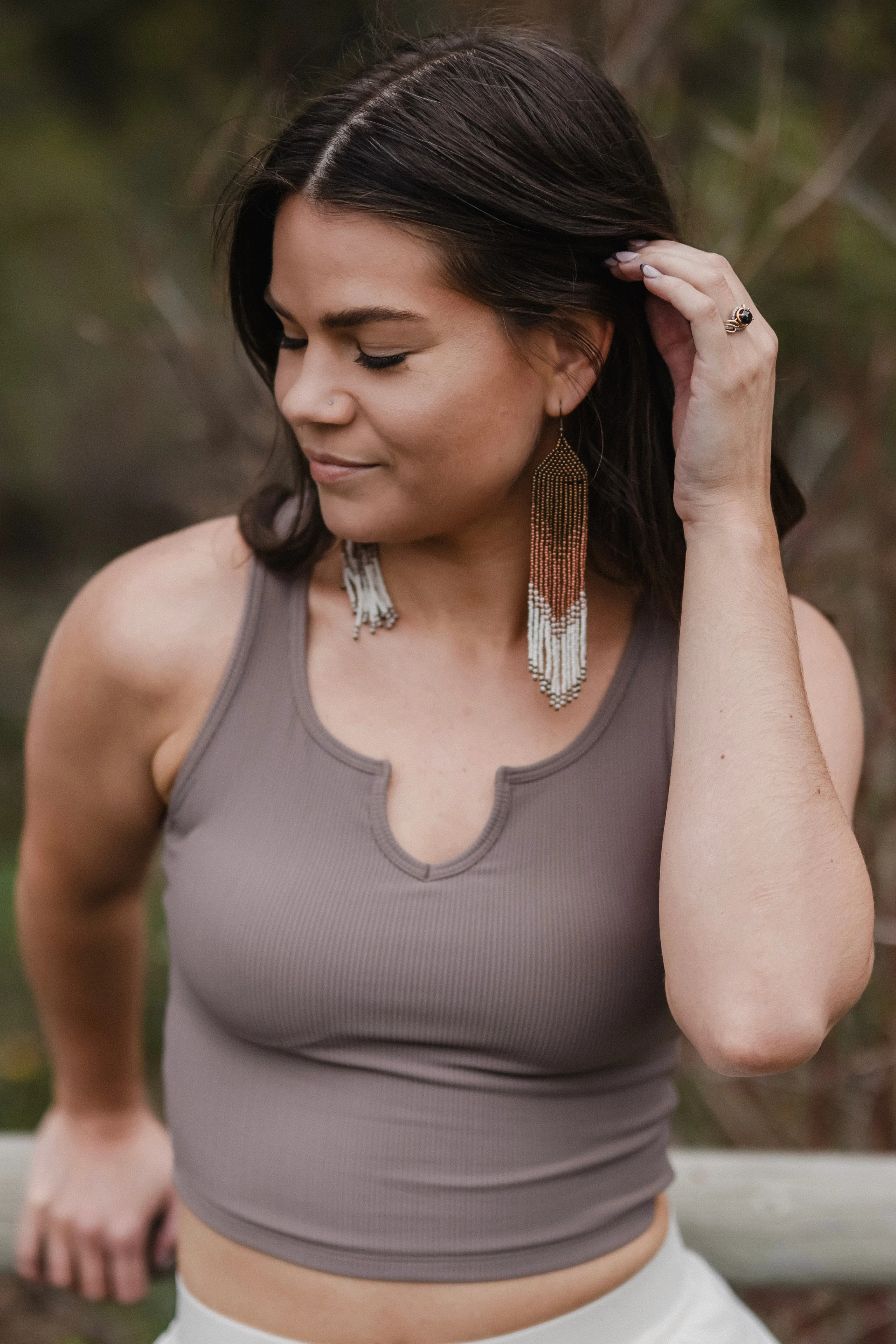 Ribbed Tank *Built in Bra sold by Bare Activewear product image thumbnail 3