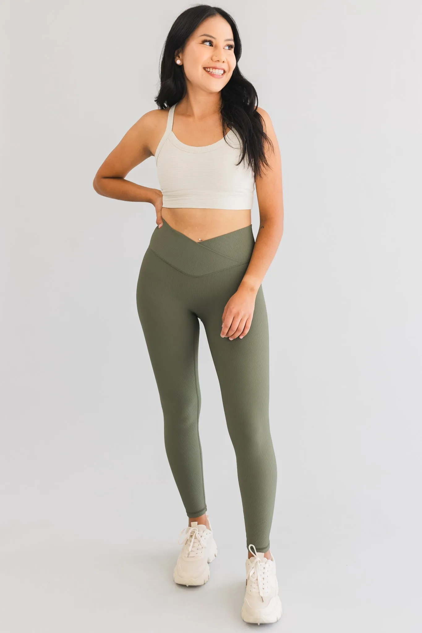 Athena Pant (25") *Ribbed sold by Bare Activewear product image thumbnail 3