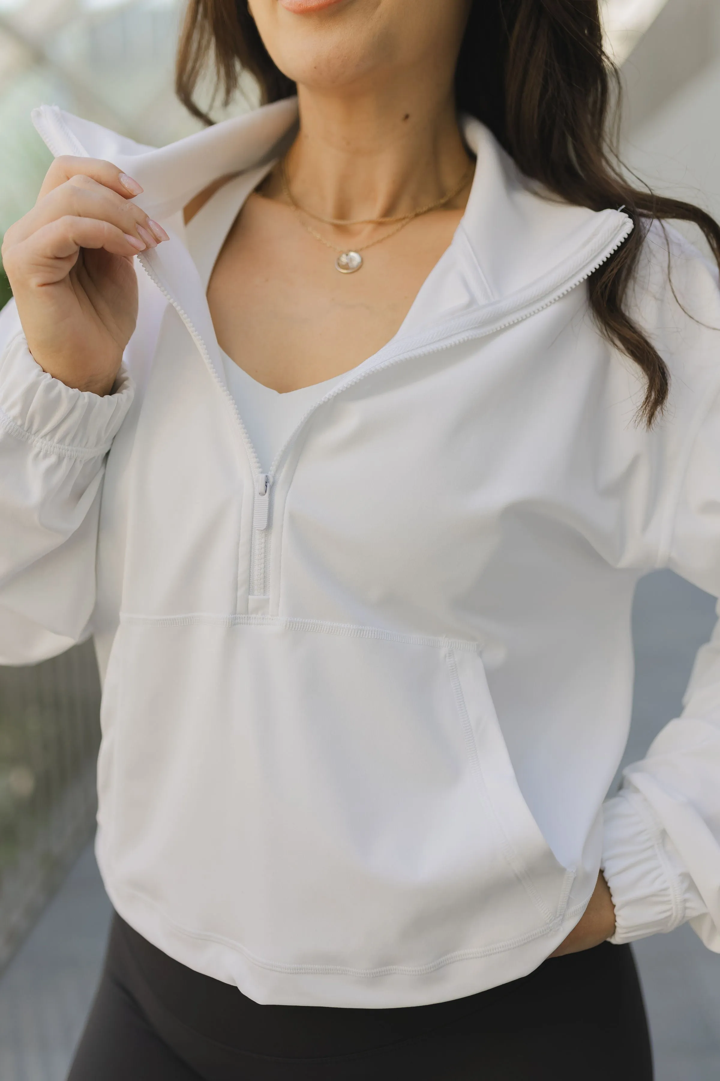 Cropped 1/4 Zip sold by Bare Activewear product image thumbnail 5