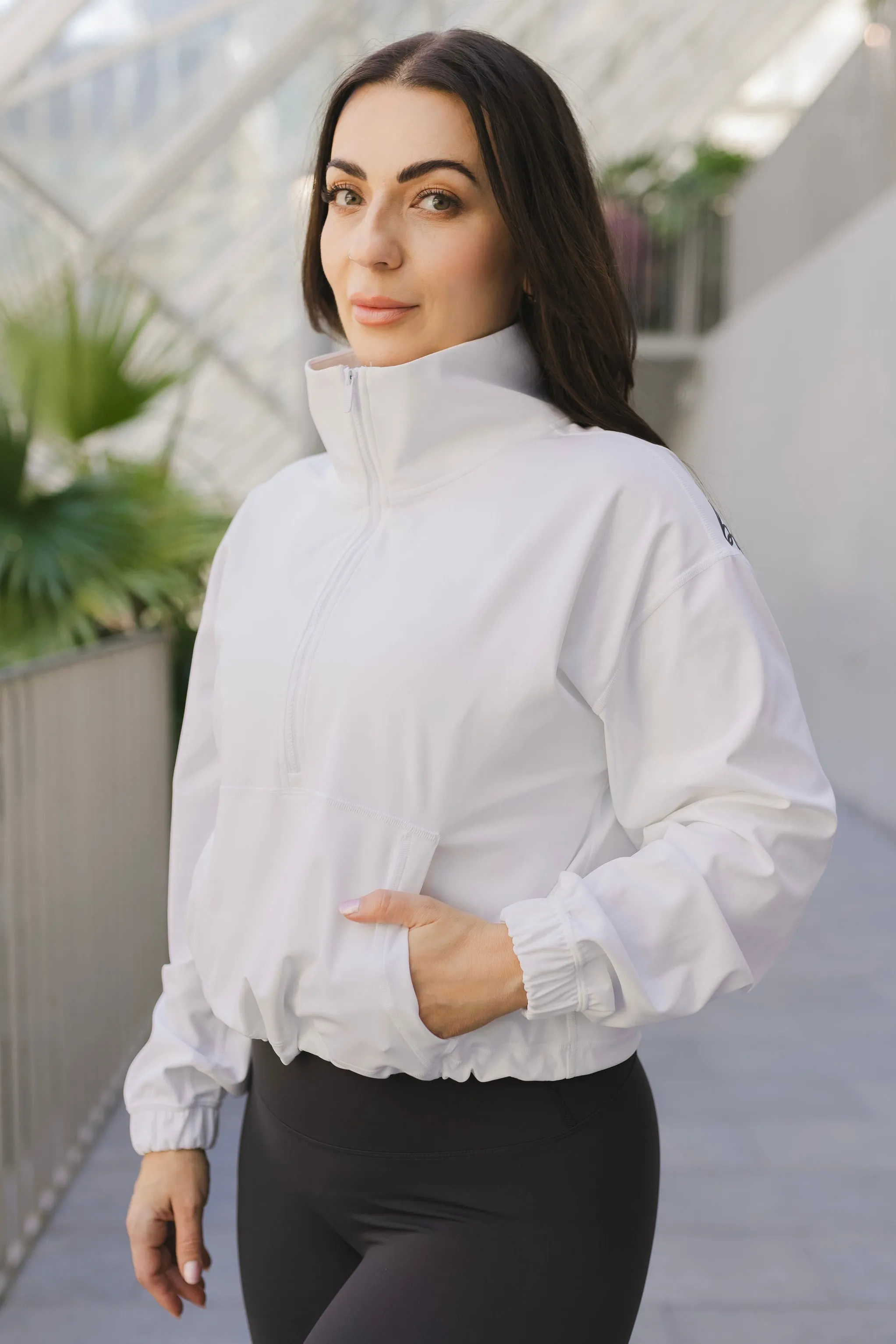 Cropped 1/4 Zip sold by Bare Activewear product image thumbnail 3