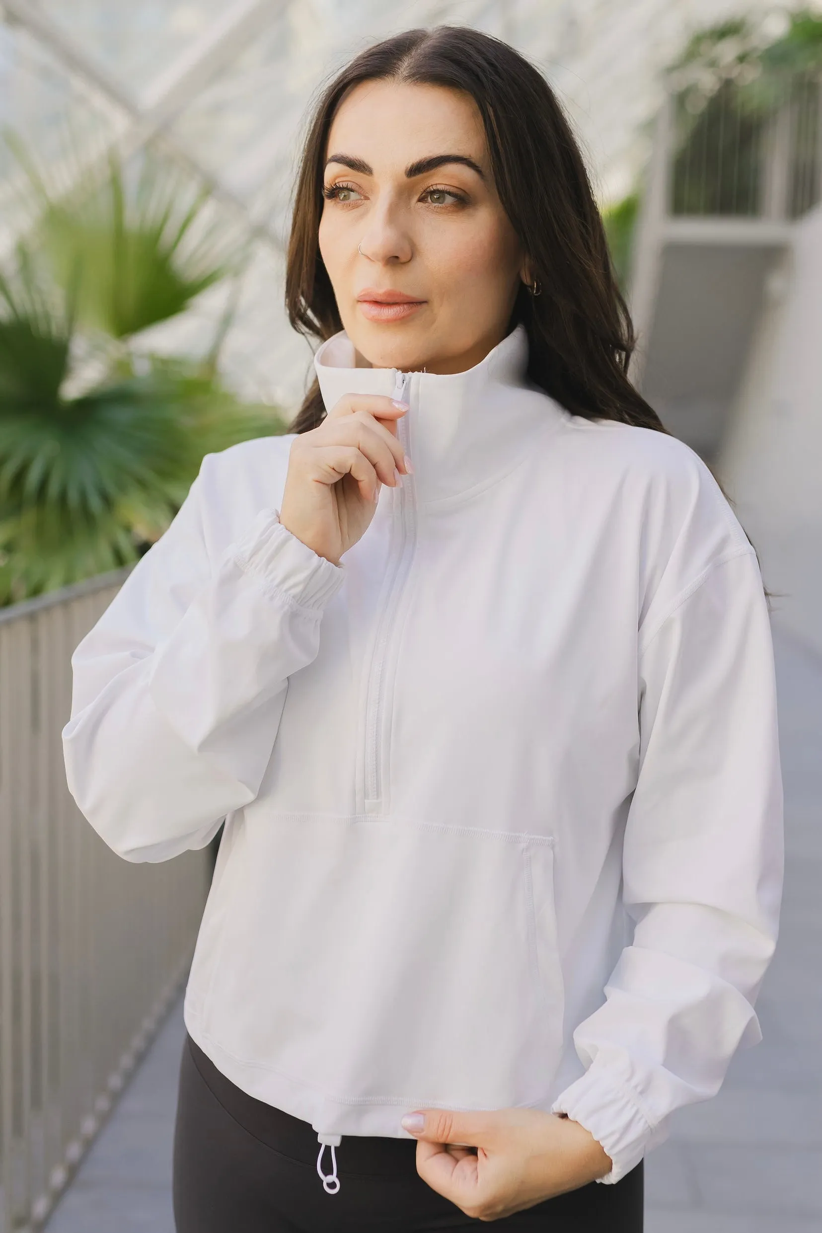 Cropped 1/4 Zip sold by Bare Activewear