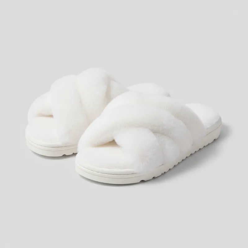 Fluffy Slippers sold by Bare Activewear
