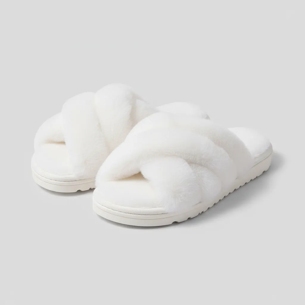 Fluffy Slippers sold by Bare Activewear