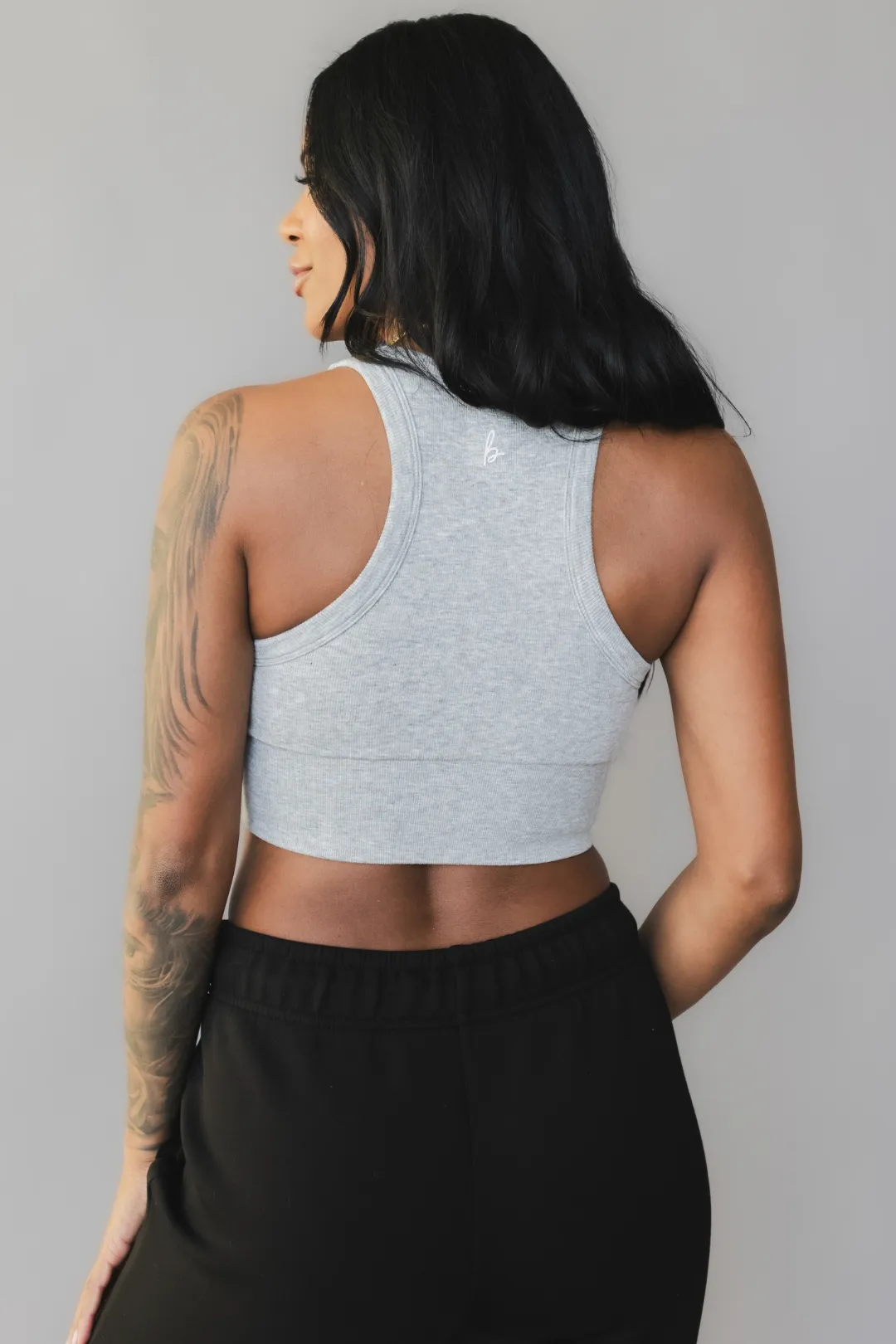 Ribbed Crop *Built in Bra sold by Bare Activewear product image thumbnail 5